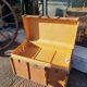 Old travel trunk