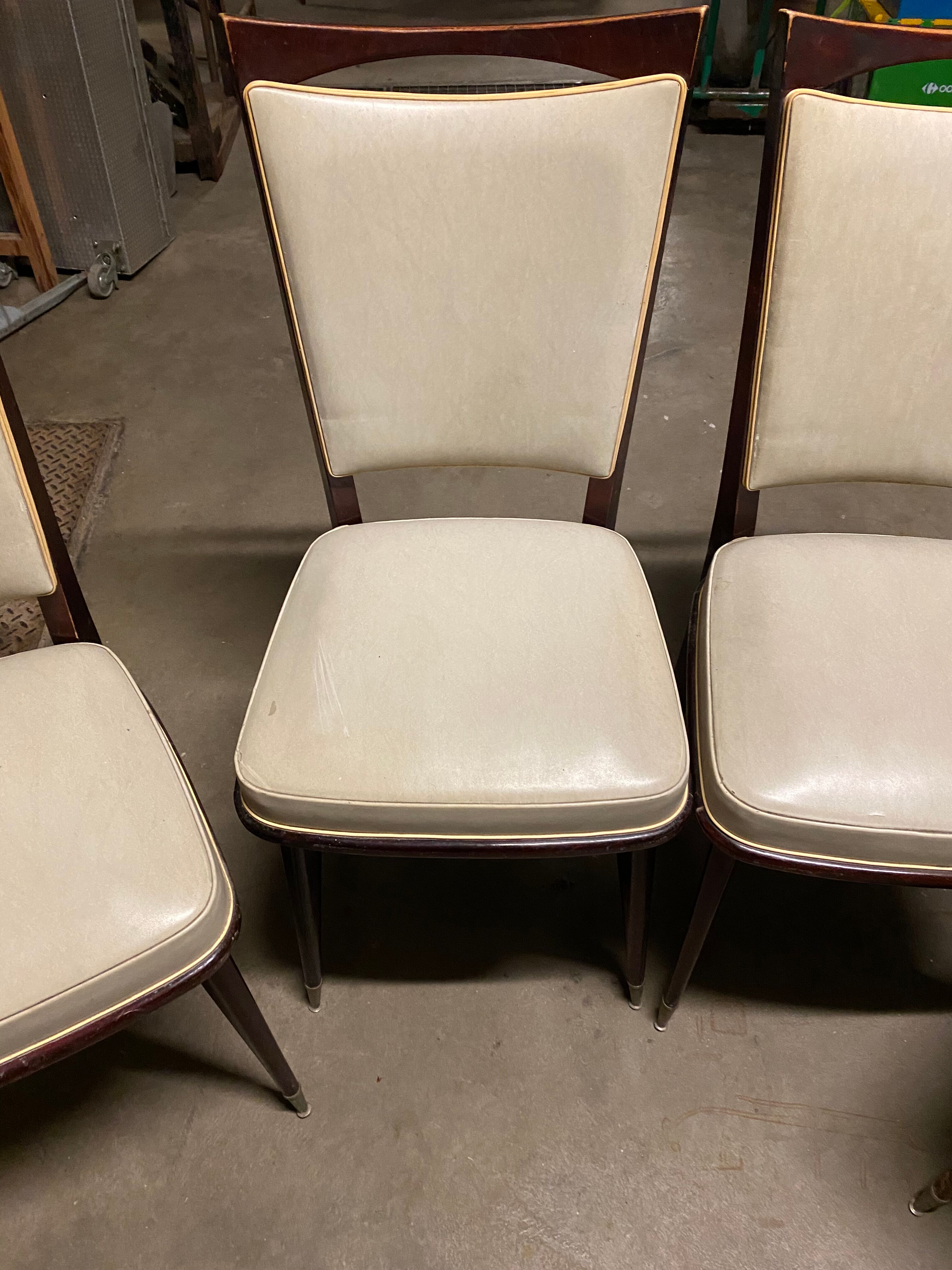 Vintage Skaï chairs 60s