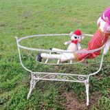 Wrought iron cradle