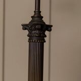 Brown Bronze Metal Table Lamp – Empire 1910s, Italian Design with Animal Motifs, Classic Desk Lamp