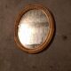 Miroir en rotin vintage