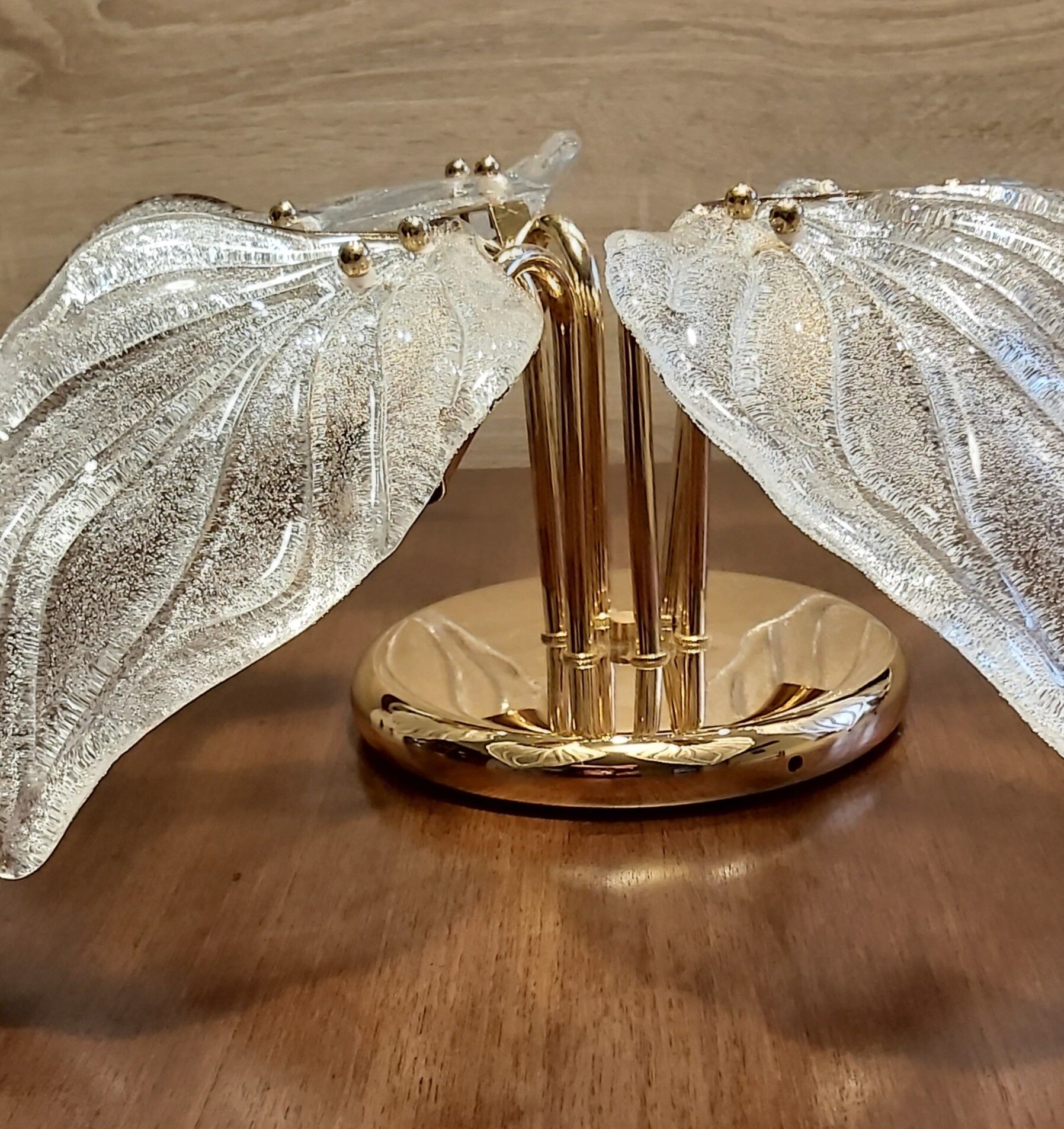 Murano glass ceiling lamp, Navaresi, Italy, 1980s