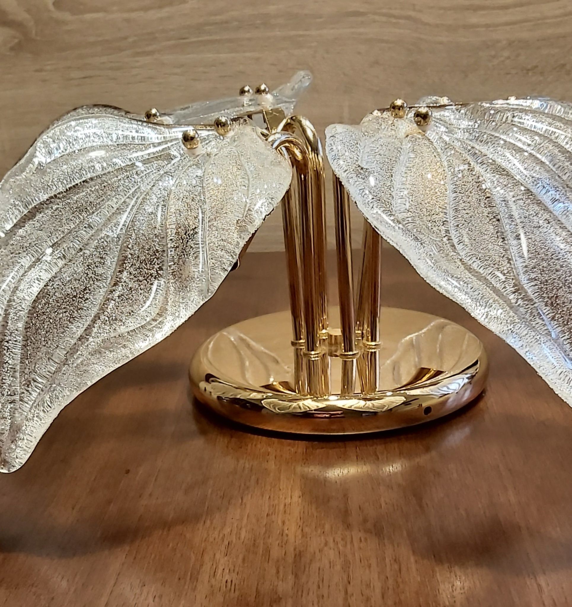 Plafonnier en verre de Murano, Navaresi, Italie, années 1980