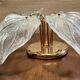 Murano glass ceiling lamp, Navaresi, Italy, 1980s