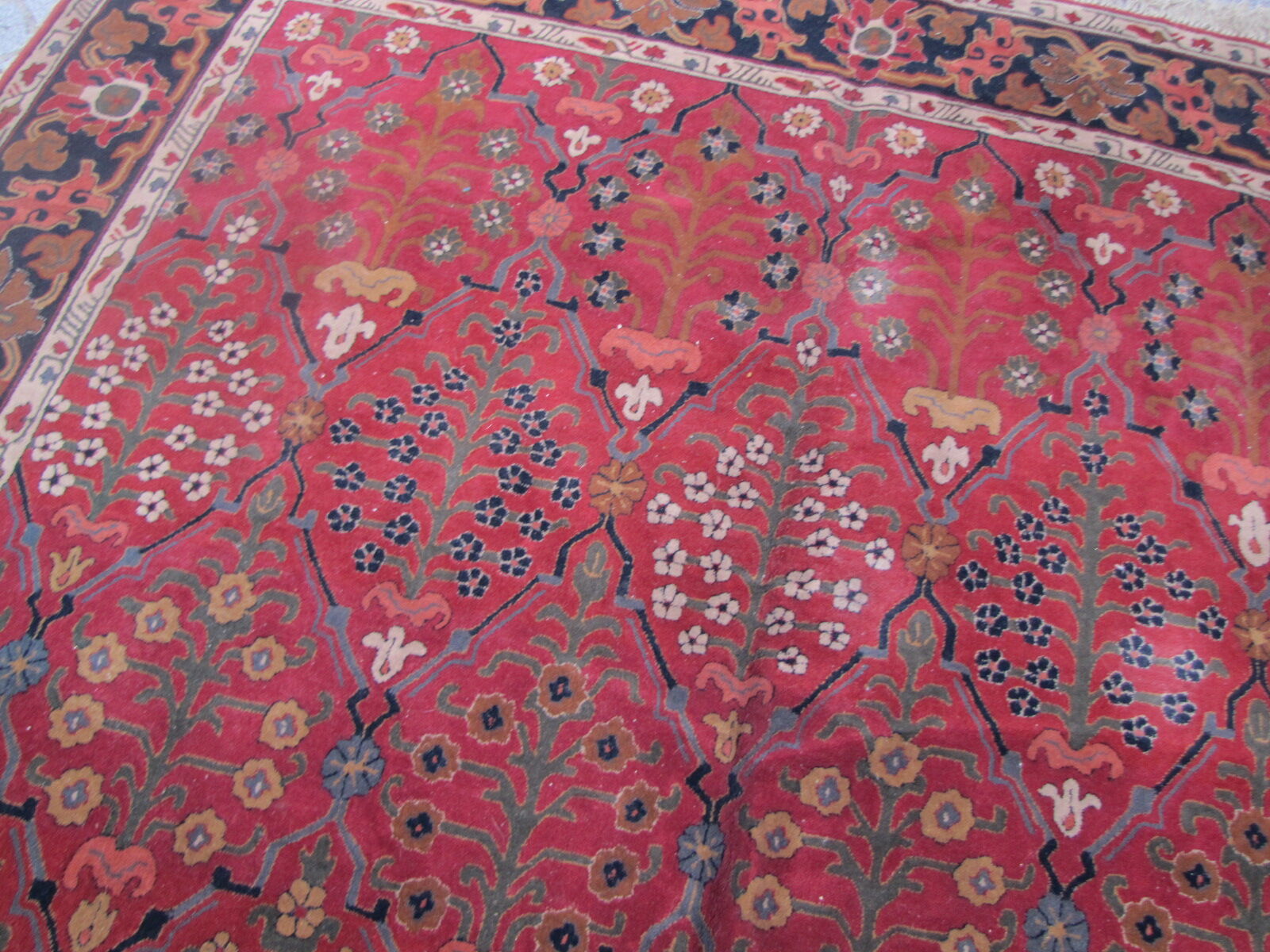 Carpet old french points janus done hand 245X345cm