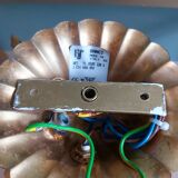 Wall lamp/ceiling lamp in gilded metal, Banci Firenze, 70s