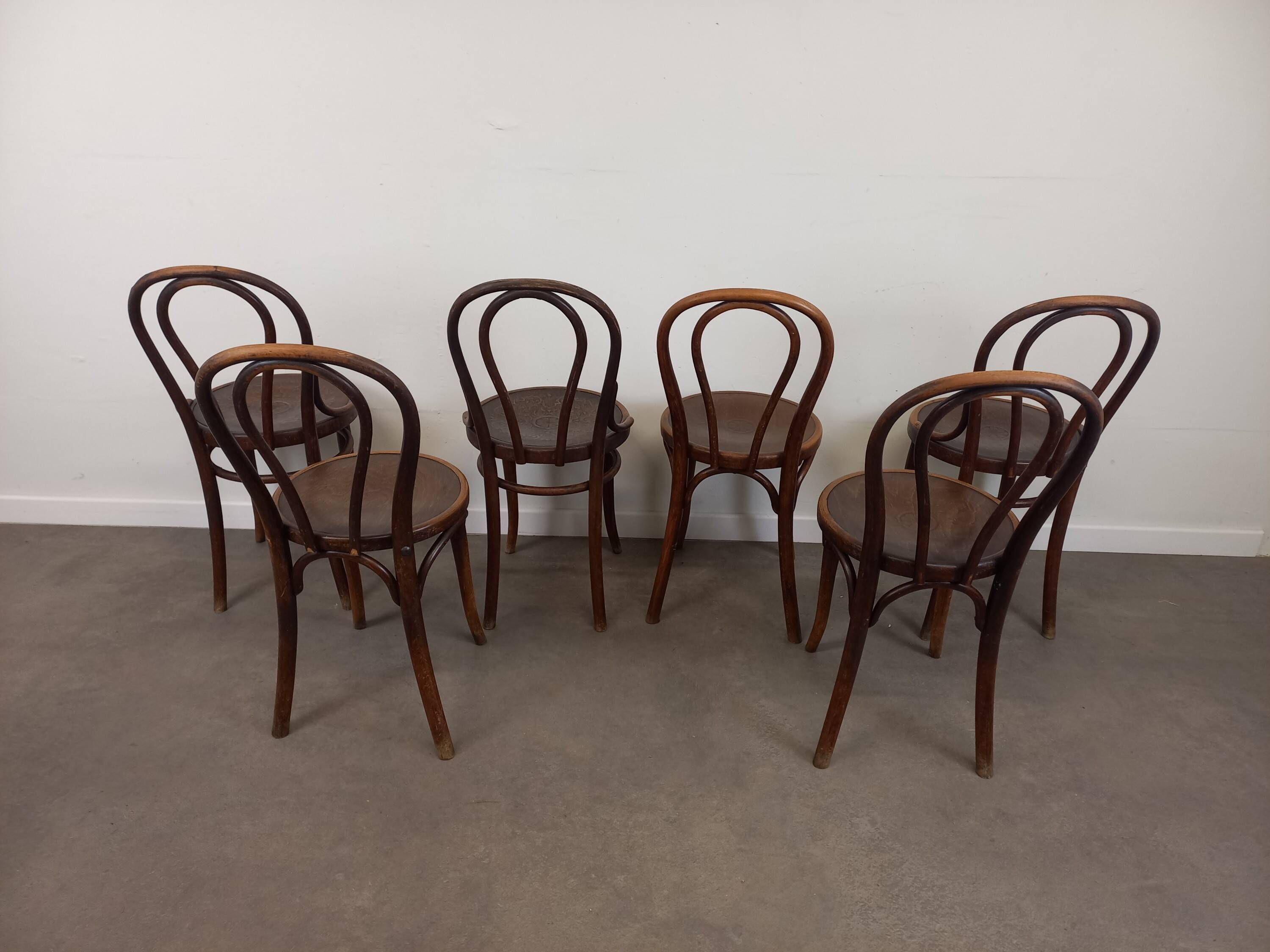 Thonet Bistro Chairs, Set of 6