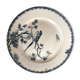 Plat rond ancien modèle provençal en porcelaine opaque de Gien