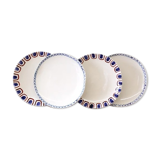 Set of 4 flat plates 'the grant'