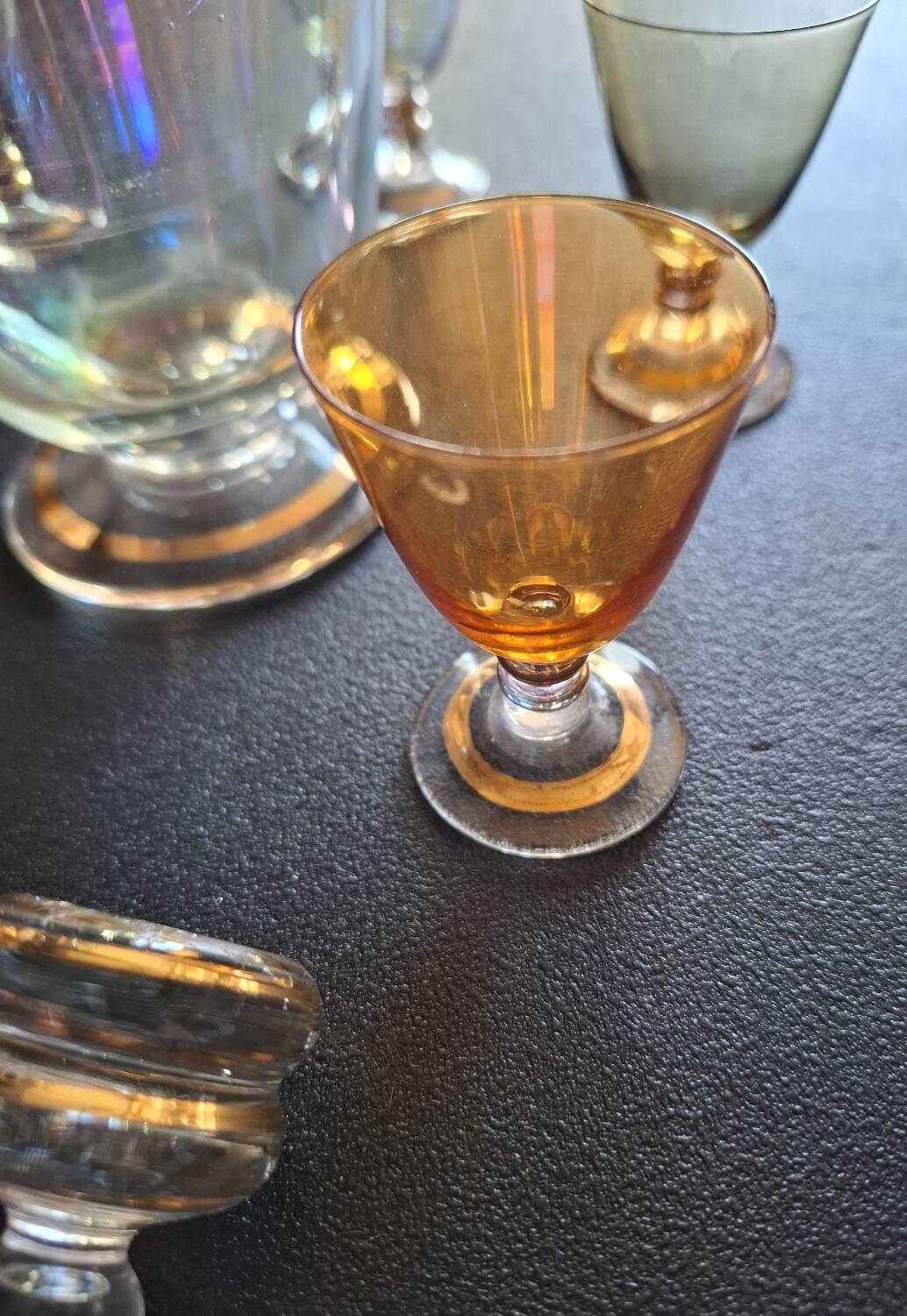 Art Deco liqueur service