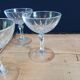 6 coupes à champagne anciennes en cristal
