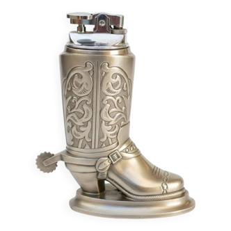 Briquet de table décoratif en forme de botte de cow-boy