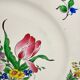 Set of 6 flat plates KG Lunéville, model Réverbère.