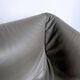 Falstaff Grey Leather Armchair by Stefan Diez for Dante Goods and Bads