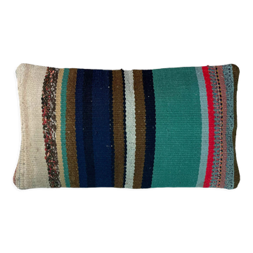 Housse de coussin vintage turque faite à la main 30 x 50 cm