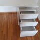 Bureau design laqué blanc