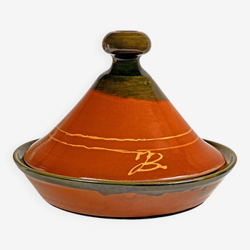 Terafeu-Terafour brand tagine dish, made in France (Basque country), in refractory earth