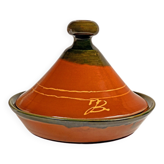 Terafeu-Terafour brand tagine dish, made in France (Basque country), in refractory earth