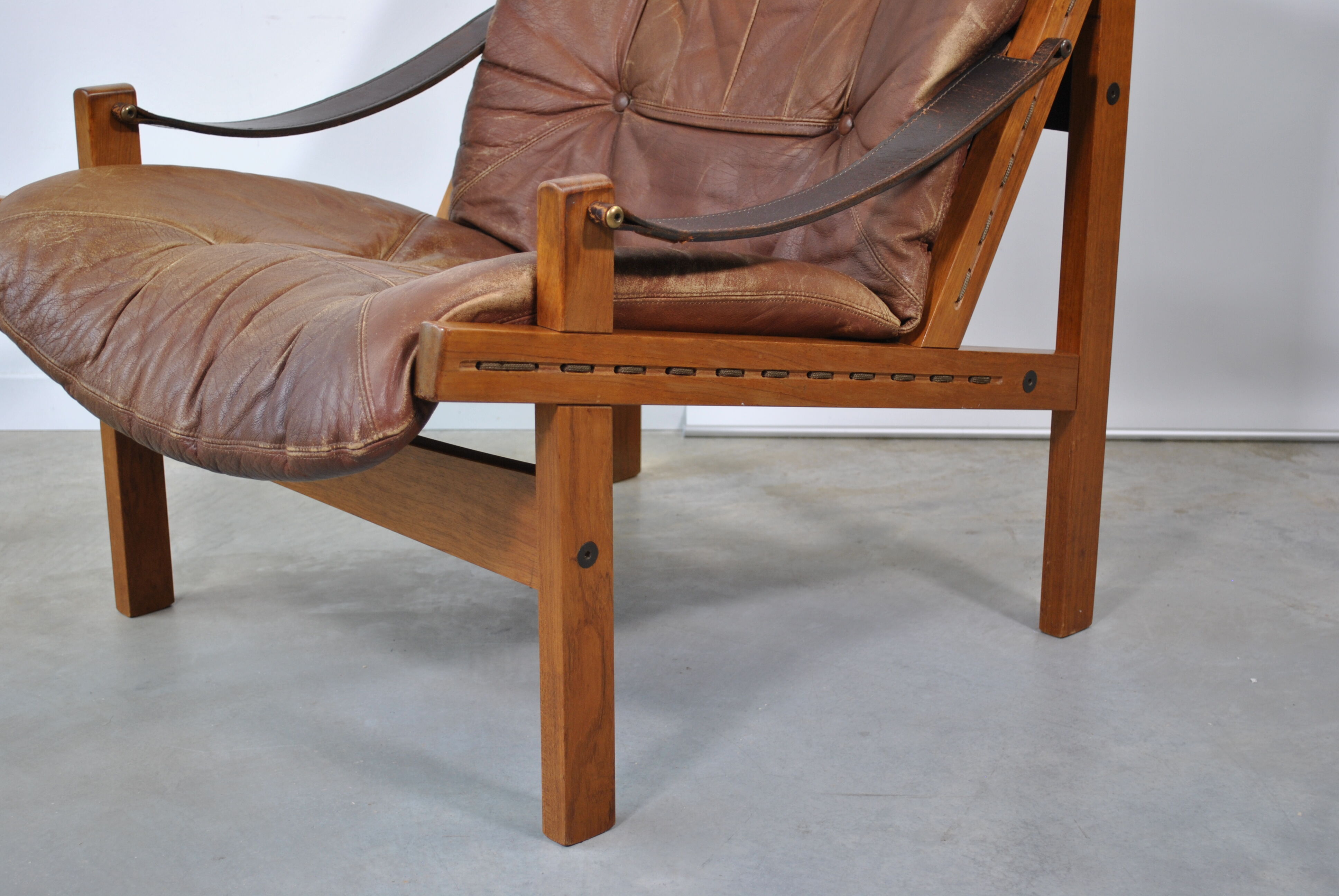 Safari armchair by Torbjörn Afdal for Bruksbo Norwegen 1960.