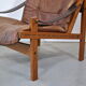 Safari armchair by Torbjörn Afdal for Bruksbo Norwegen 1960.