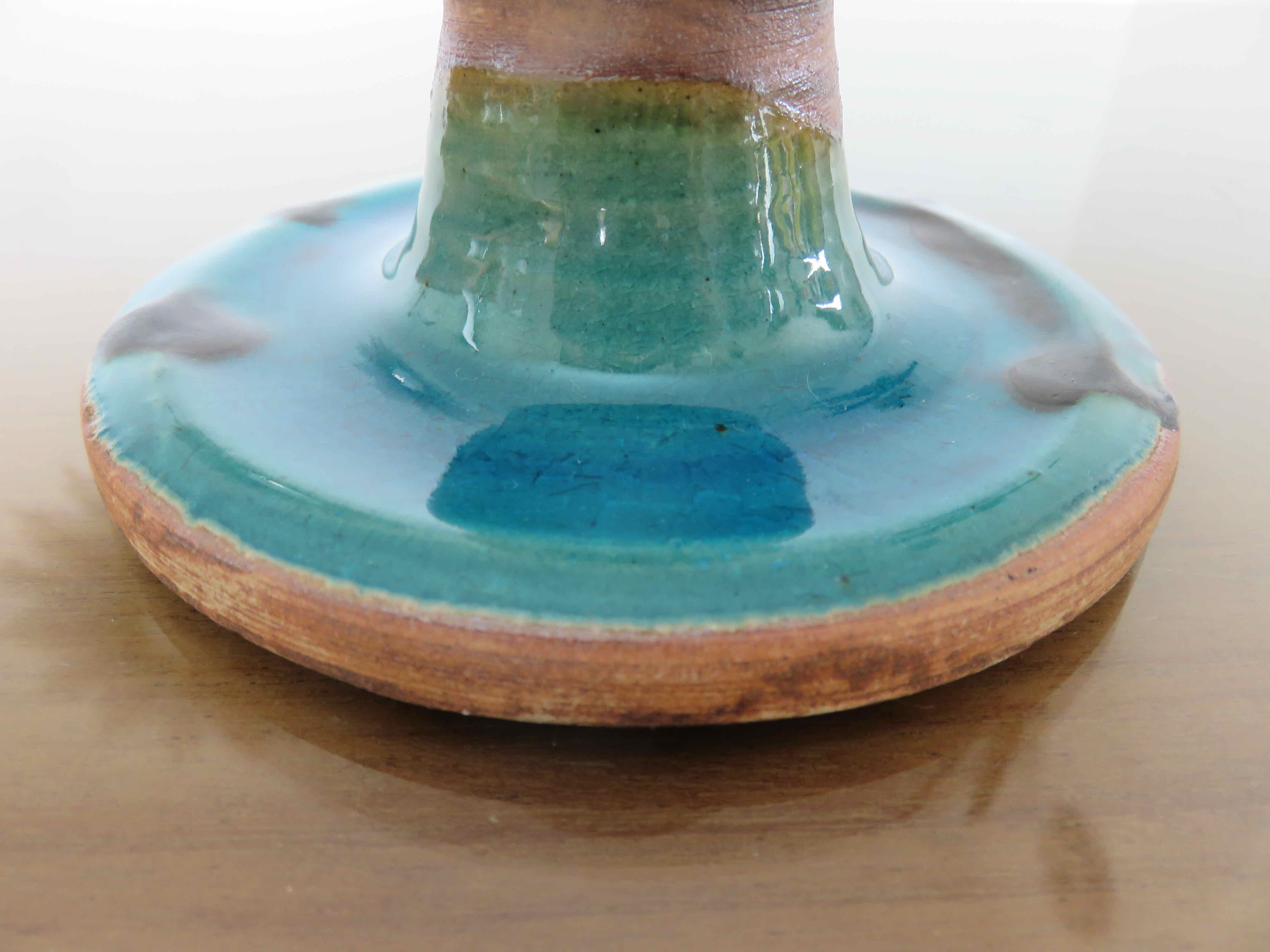 Candle holder " Grès du Colombier " 50s 60s