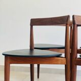 Set of 4 vintage Hans Olsen chairs for Frem Røjle Denmark