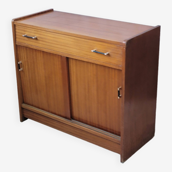 Small vintage teak sideboard / office furniture