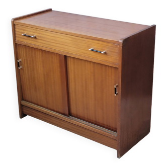 Small vintage teak sideboard / office furniture