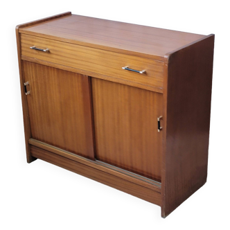 Petit buffet / meuble de bureau en teck vintage