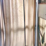 Discreet brushed metal floor lamp