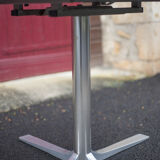 Round table formica white vintage 60/70