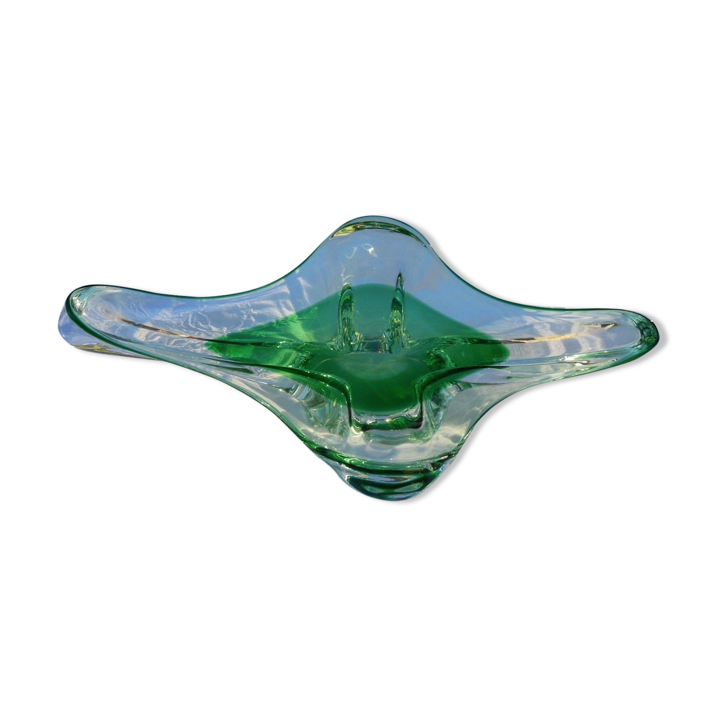 CRYSTAL FRUIT CUP - FLAVIO POLISHED - SOMMERSO GLASS