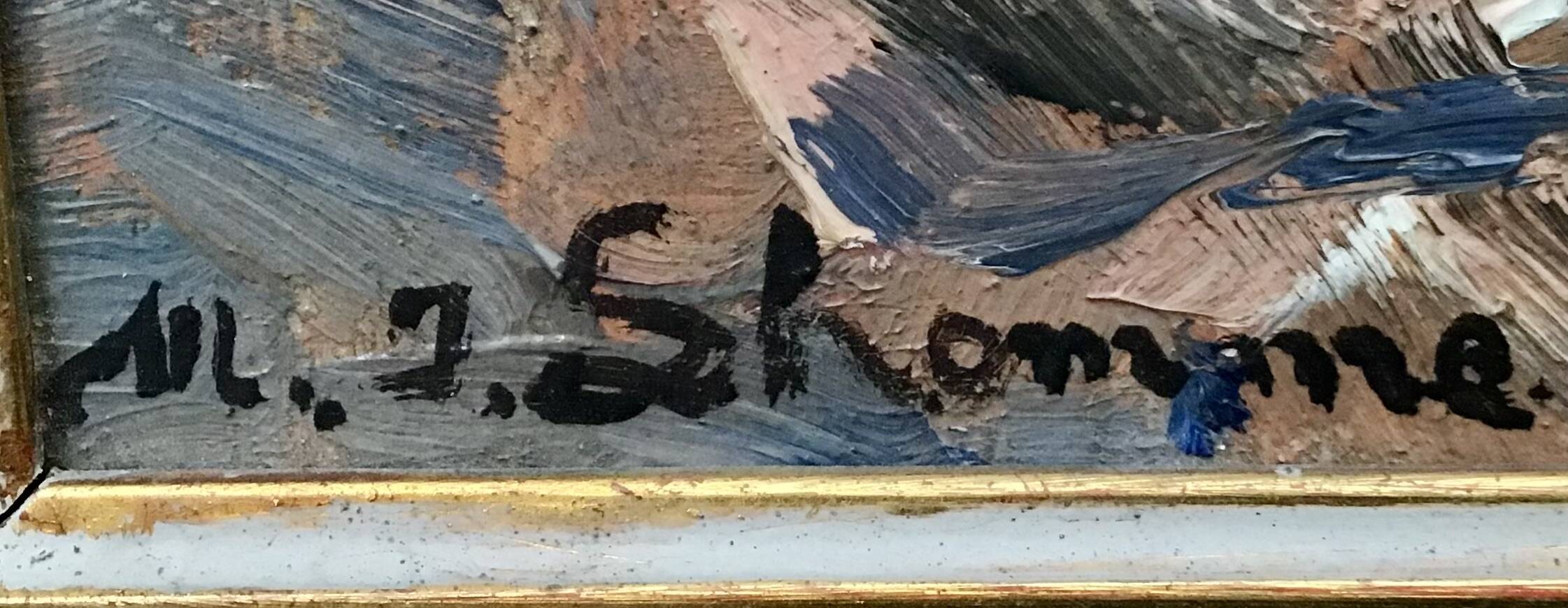 “Stream in the forest” by Modeste-Jean Lhomme. Liège school of landscape