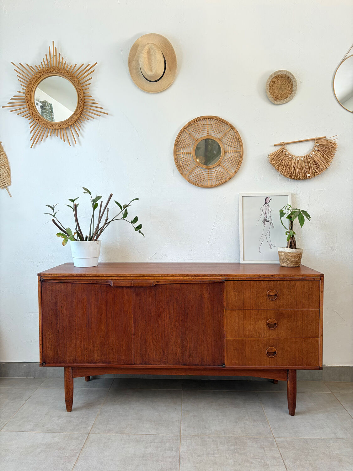 Scandinavian teak sideboard