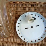 Amber moulded glass ceiling