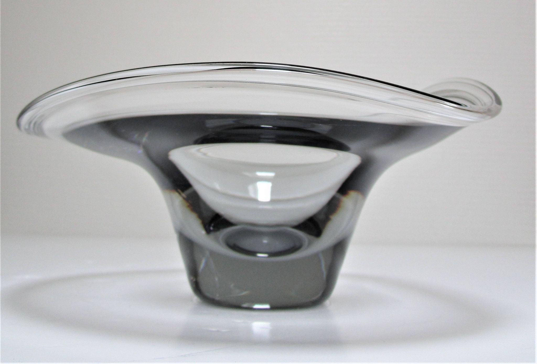 coupelle verre vicke lindstrand kosta design estampillé
