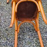 Set of 6 old bistro chairs
