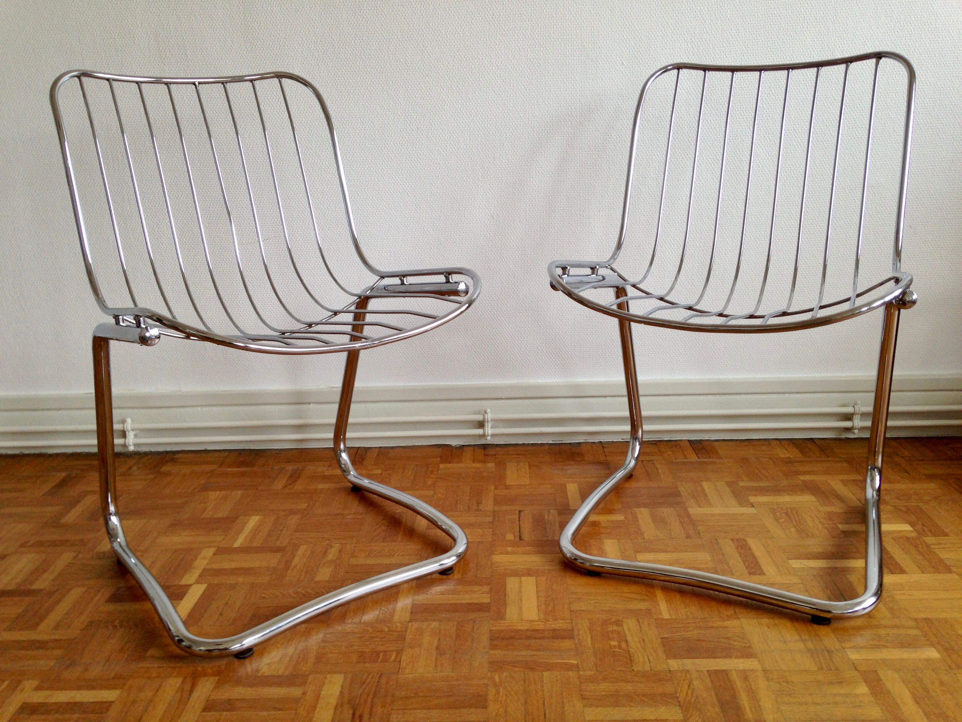 4 chairs by Gastone Rinaldi for Rima 1970