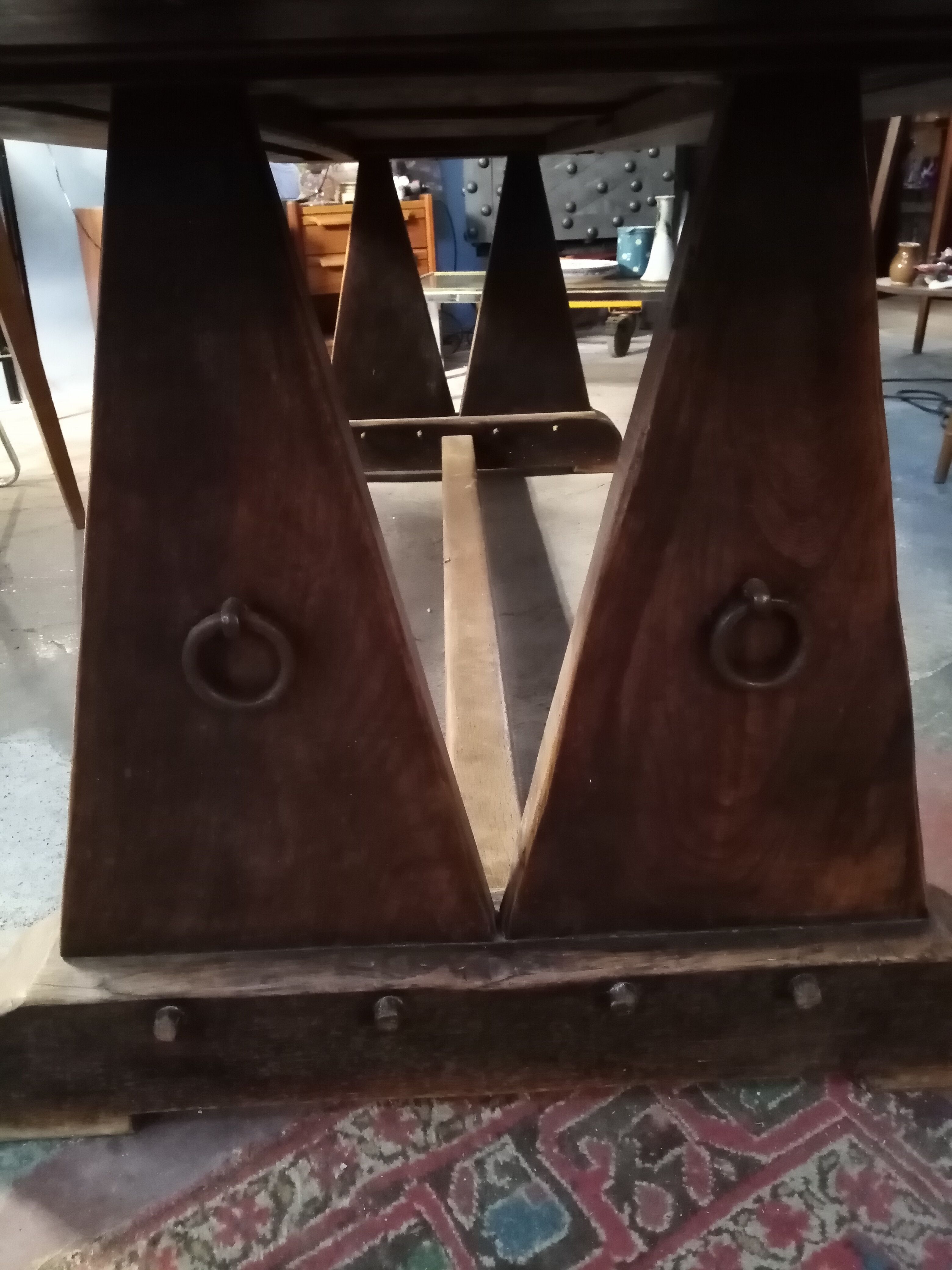 Brutalist farm table