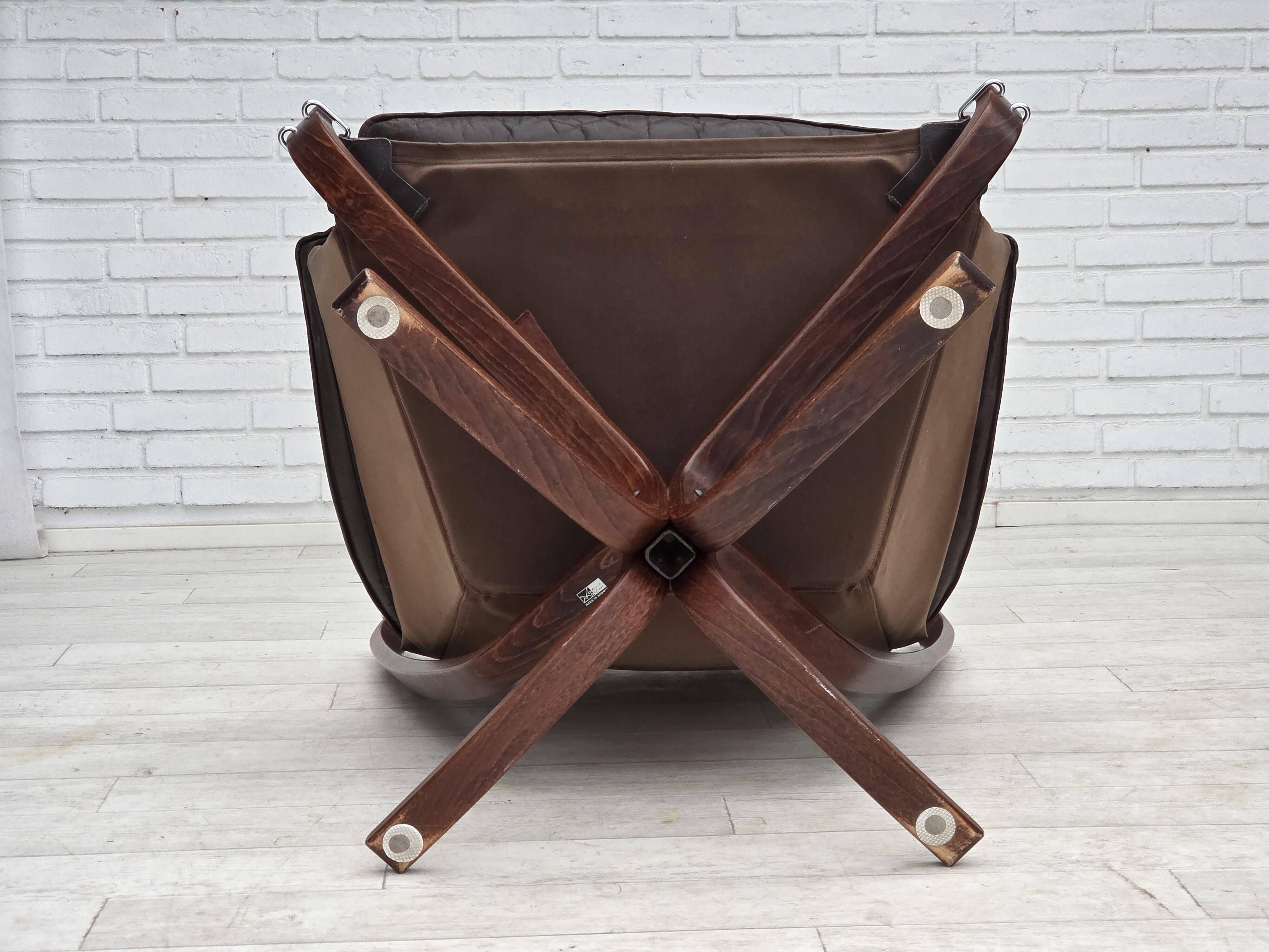 1970s, Norwegian design by Sigurd Ressel, lounge chair model "Falcon".