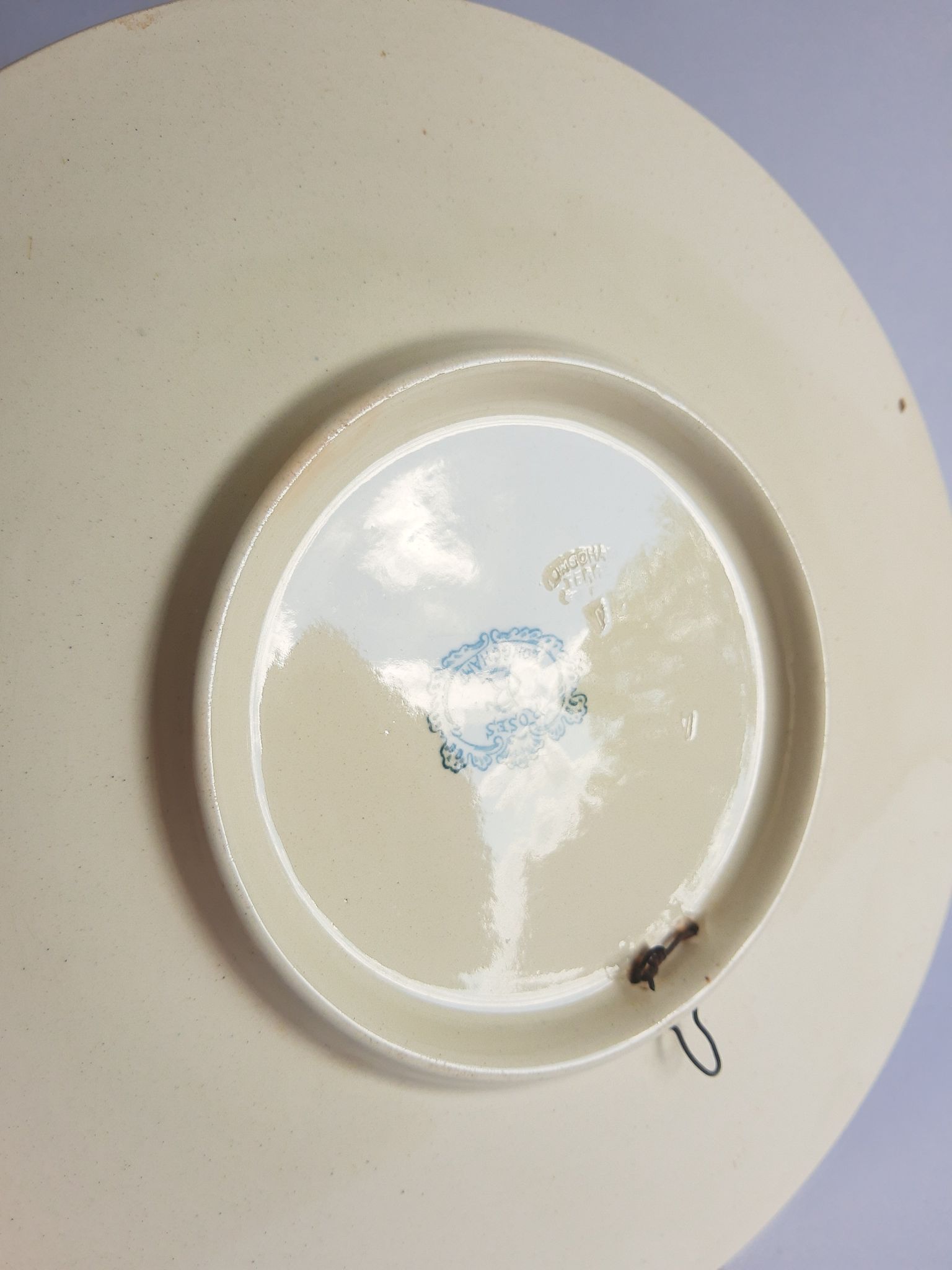 Old Longchamp pink iron earth dish