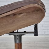 1970s, Danish design by Madsen & Schubell, adjustable footstool, original condition.