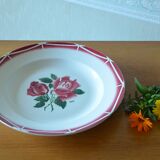 Semi-hollow dish Sarreguemines and Digoin, Cibon collection