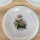Set of 6 Arcopal Rose de France dessert plates