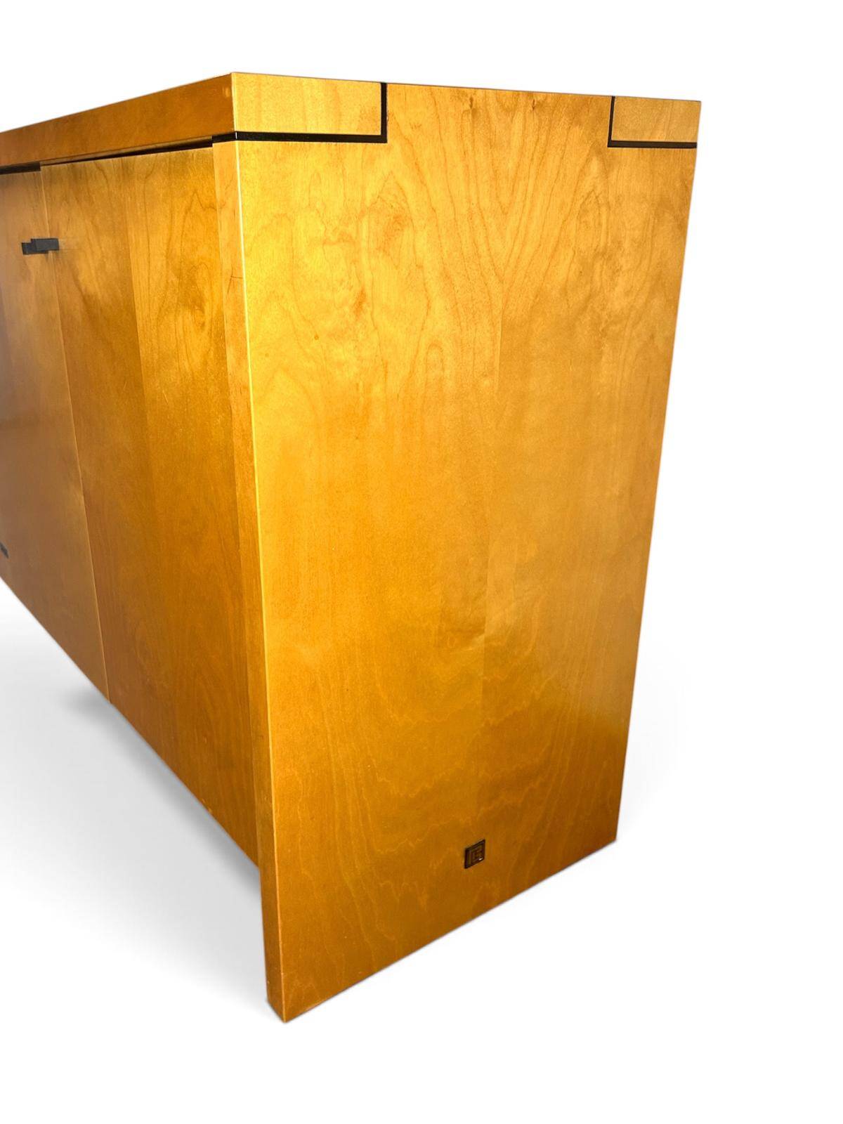 Pierre Balmain, Birch and brass enfilade 1980