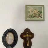 Mini framed oil on wood, still life