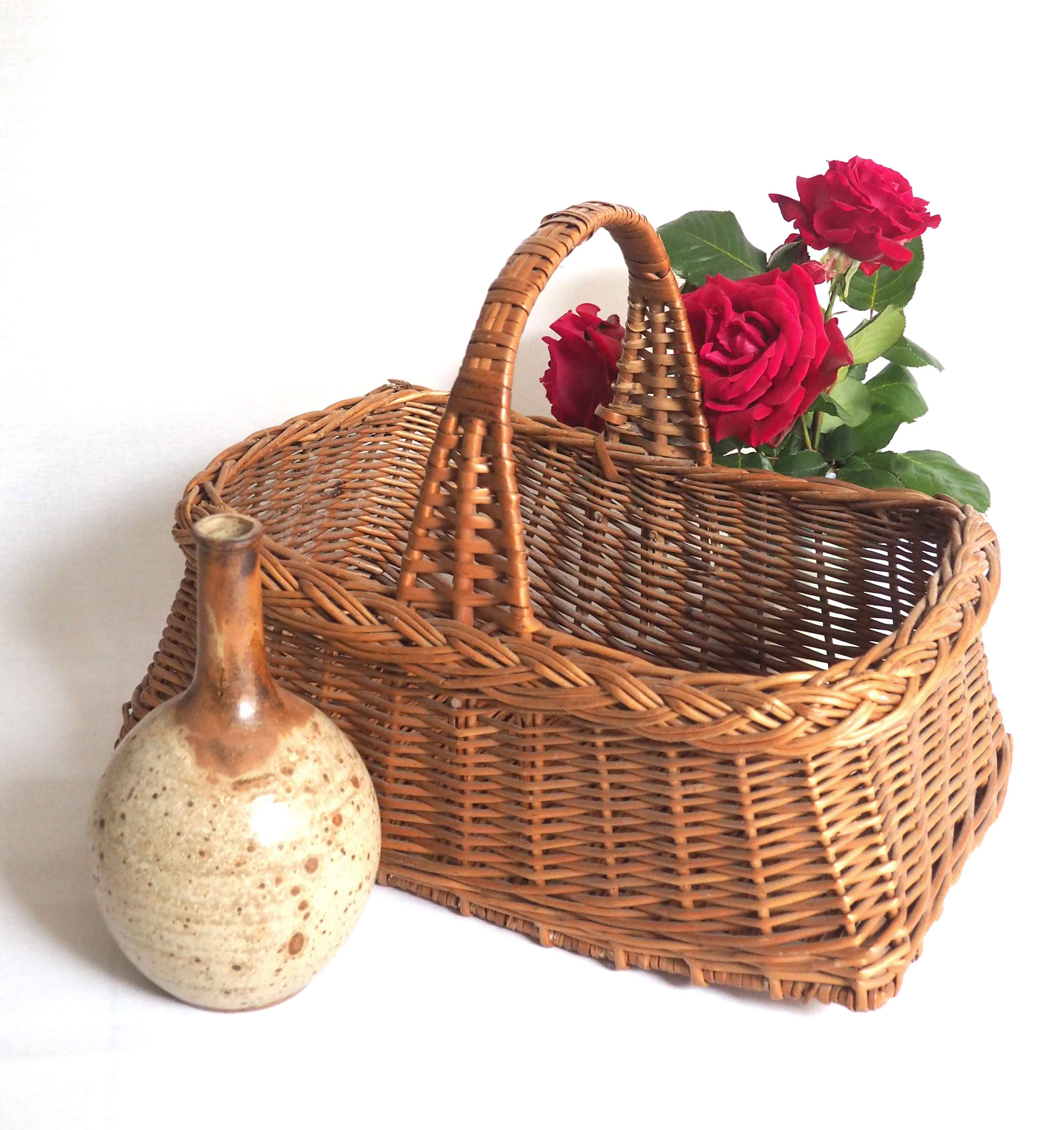 Old wicker basket