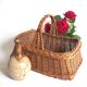 Old wicker basket