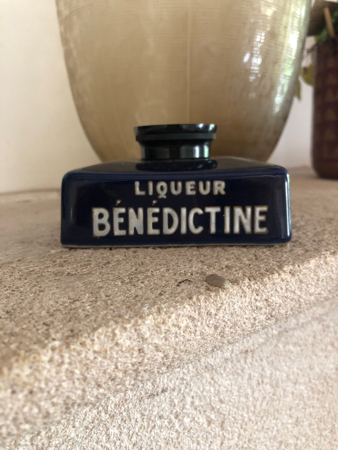 Benedictine liqueur inkwell