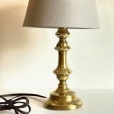 Lamp chic old solid brass candle holder